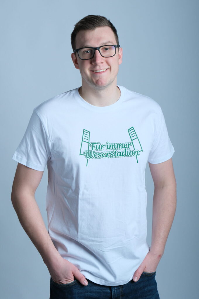 T-Shirt Für immer Weserstadion - Weiss