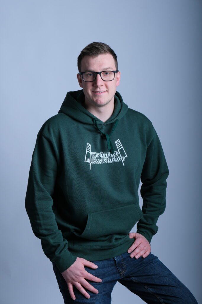 Hoodie Für immer Weserstadion Grün