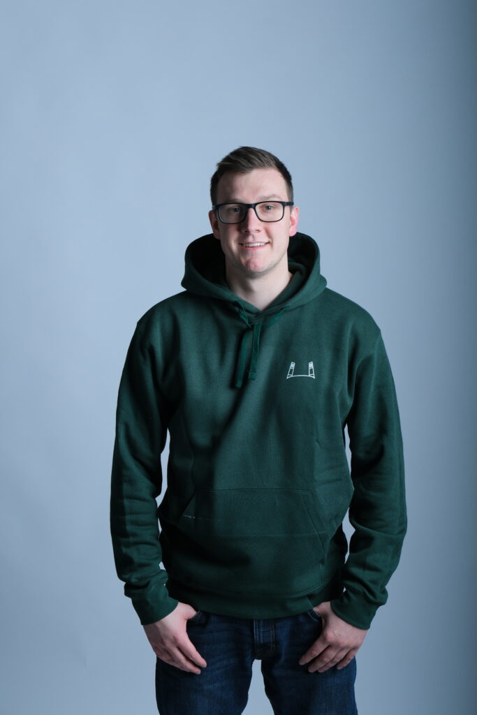 Hoodie Flutlicht Grün