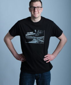 T-Shirt Für immer Weserstadion Print Schwarz