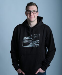Hoodie Für immer Weserstadion Print Schwarz